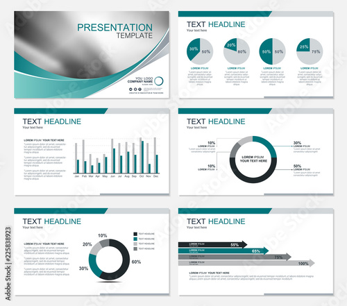 template presentation slides background design