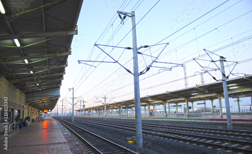 Train station of Ciudad Real at sunset, Castilla la Mancha, España