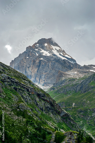 Alpien mountain Granta Parey in Aosta Valley, Italy