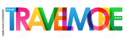 TRAVEL MORE typography banner