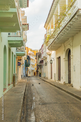 A typical view in cartagena in Colombia. © chris