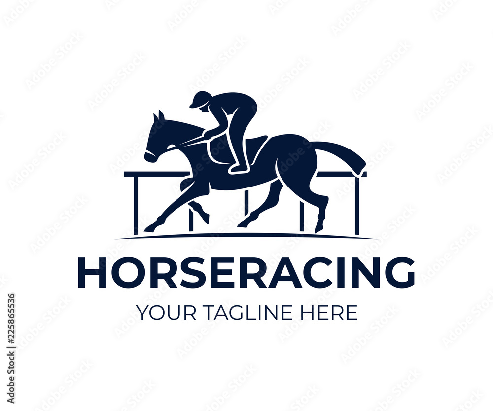 Jockey Logo Vector