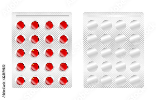 Red vector pills