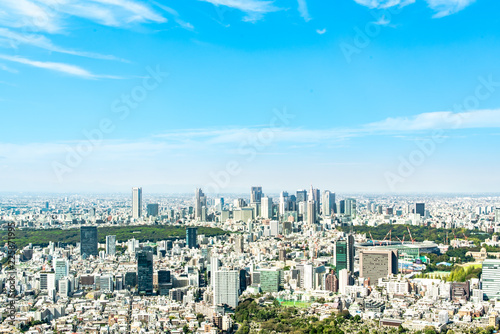東京の風景　自然と摩天楼 © SB