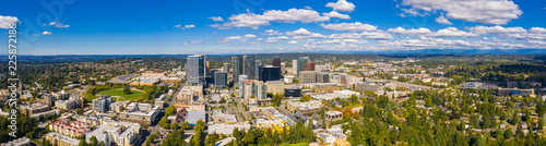 Bellevue Washington aerial drone panorama photo