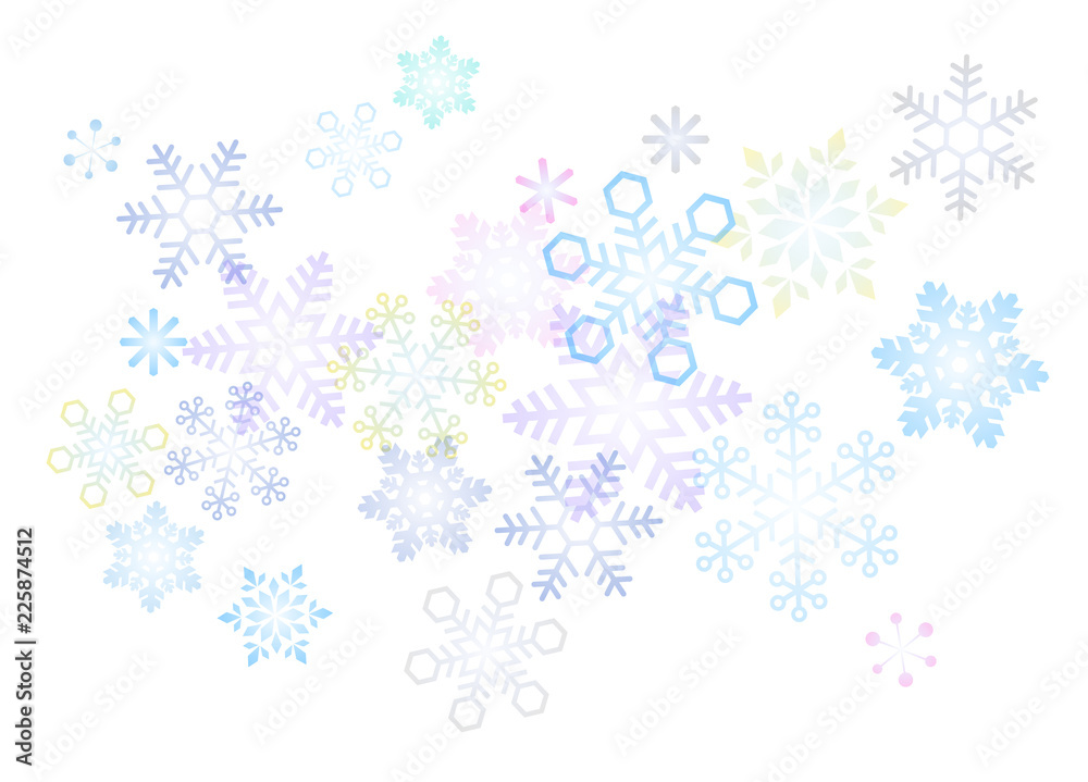 雪の結晶 背景イラスト Stock Vector Adobe Stock