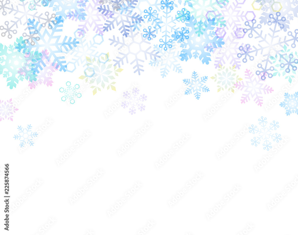 雪の結晶 背景イラスト Stock Vector Adobe Stock