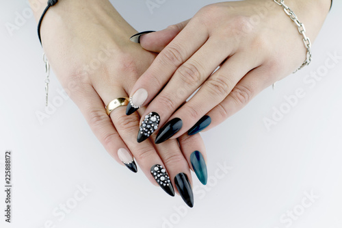 Plakat black nails