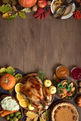 Thanksgiving dinner background