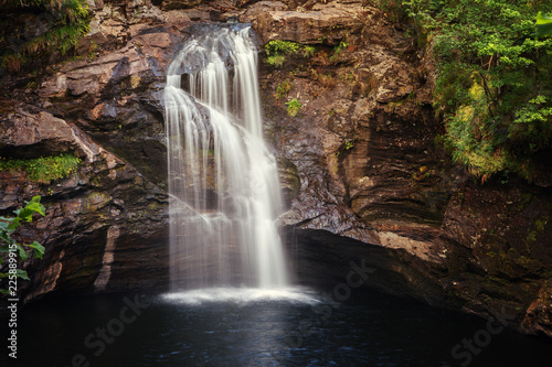 Falls of Falloch, in Loch Lomond, in the Trossachs national park,Scotland photo