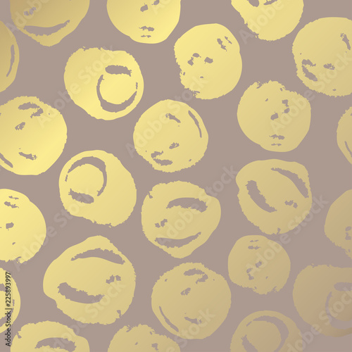 golden floral pattern