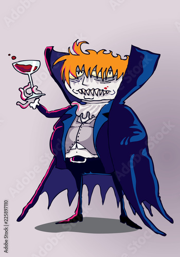 Vampire Drunk With Blood