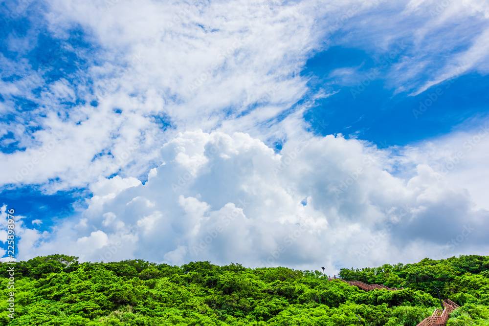 沖縄の夏空　Summer sky in Okinawa