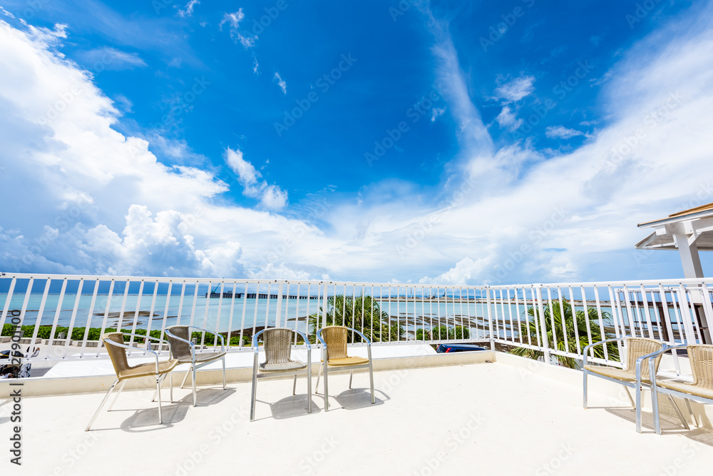 Fototapeta premium 南国のテラス Outdoor seat