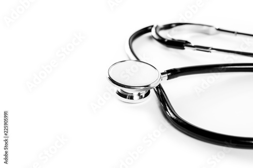 medical stetoskop isolated on a white background