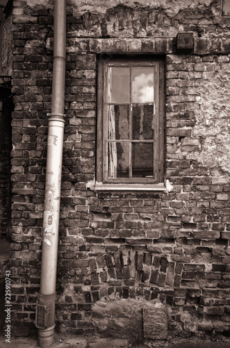 Old buildings warsaw praga photo