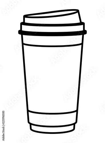 container plastic coffee avatar character