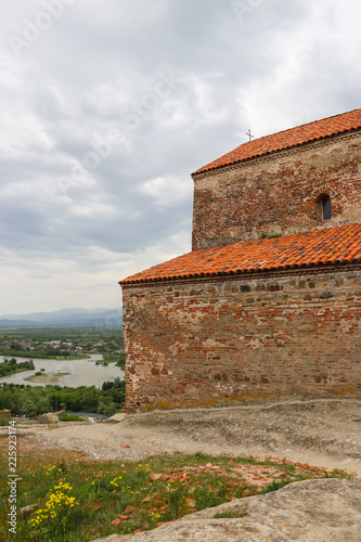 Uplistsulis Eklesia (Prince's Church) in ancient cave city of Uplistsikhe, near Gori, Georgia photo