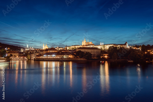 Фотография Prague panorama at night