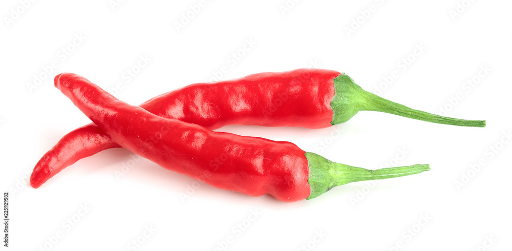 red hot chili peppers isolated on white background red hot chili peppers isolated on white background