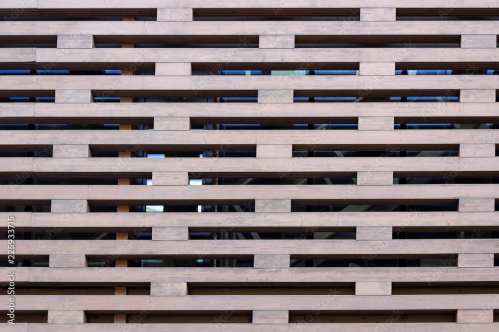 Texture of wooden bars laid with gaps Texture of wooden bars laid with gaps