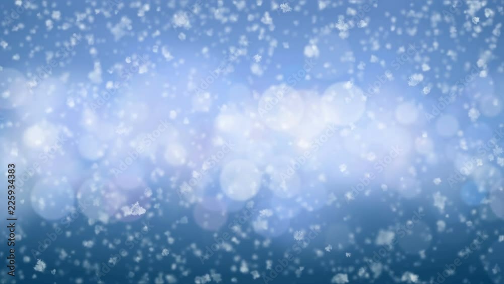 Beautiful Close-up Snowflakes Falling Slow Seamless with DOF Blur on Blue Bokeh Background. Slow-Motion Looped 3d Animation. 4k Ultra HD 3840x2160. Beautiful Close-up Snowflakes Falling Slow Seamless with DOF Blur on Blue Bokeh Background. Slow-Motion Looped 3d Animation. 4k Ultra HD 3840x2160.