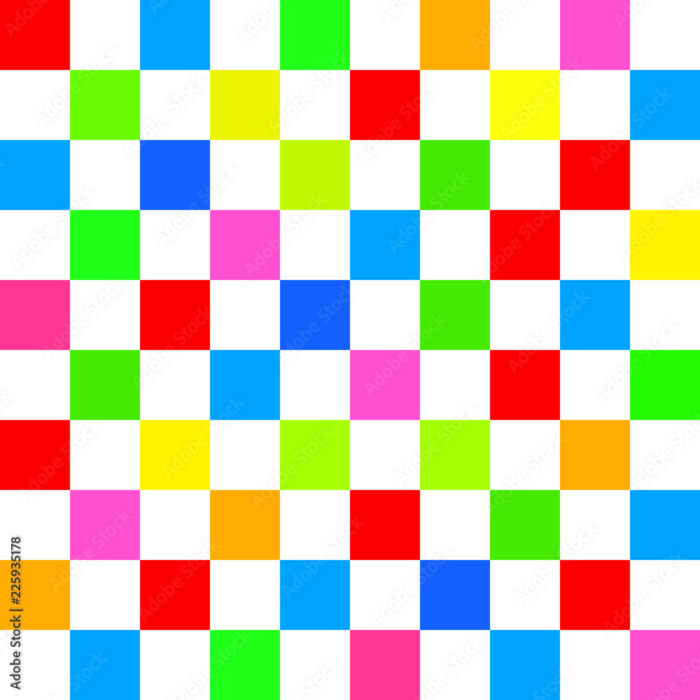 Abstract colourful squares pattern background