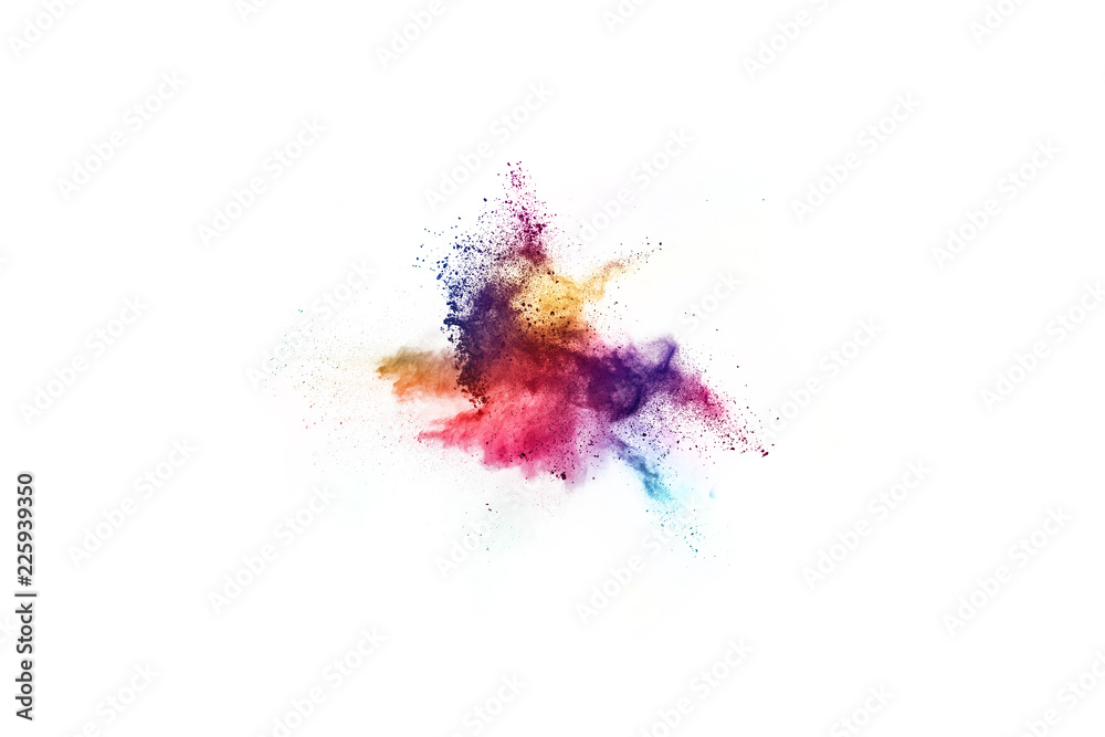 abstract powder splatted background. Colorful powder explosion on white background. Colored cloud. Colorful dust explode. Paint Holi. abstract powder splatted background. Colorful powder explosion on white background. Colored cloud. Colorful dust explode. Paint Holi.