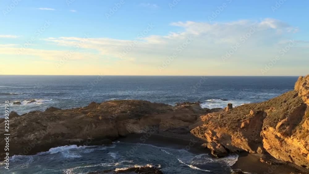 The Pacific Ocean at the Point Lobos State Natural Reserve, California, United States. The Point Lobos protected areas provide shelter to a wide range of fish, invertebrates, birds, and marine mammals The Pacific Ocean at the Point Lobos State Natural Reserve, California, United States. The Point Lobos protected areas provide shelter to a wide range of fish, invertebrates, birds, and marine mammals