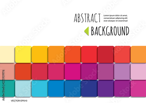 Mosaic 3d paper cut out abstract background. For business presentation, brochures, posters design.