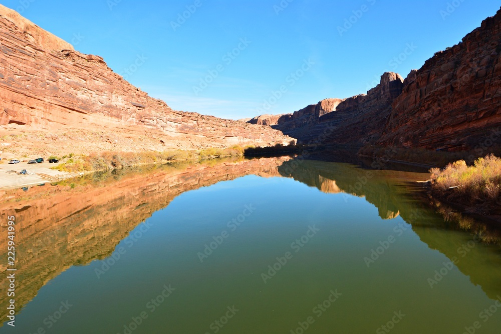 Colorado river reflection