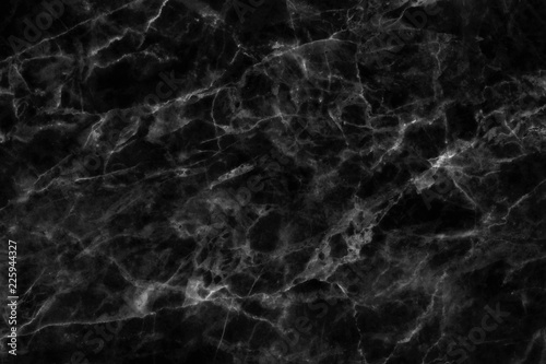 Black marble patterned texture background for design.