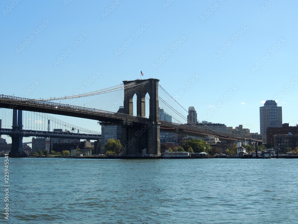 Brookling Bridge From Manhattan Pier