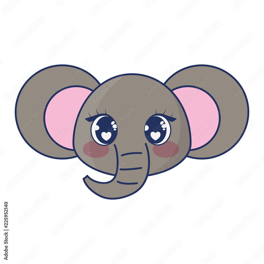 cute elephant adorable character cute elephant adorable character