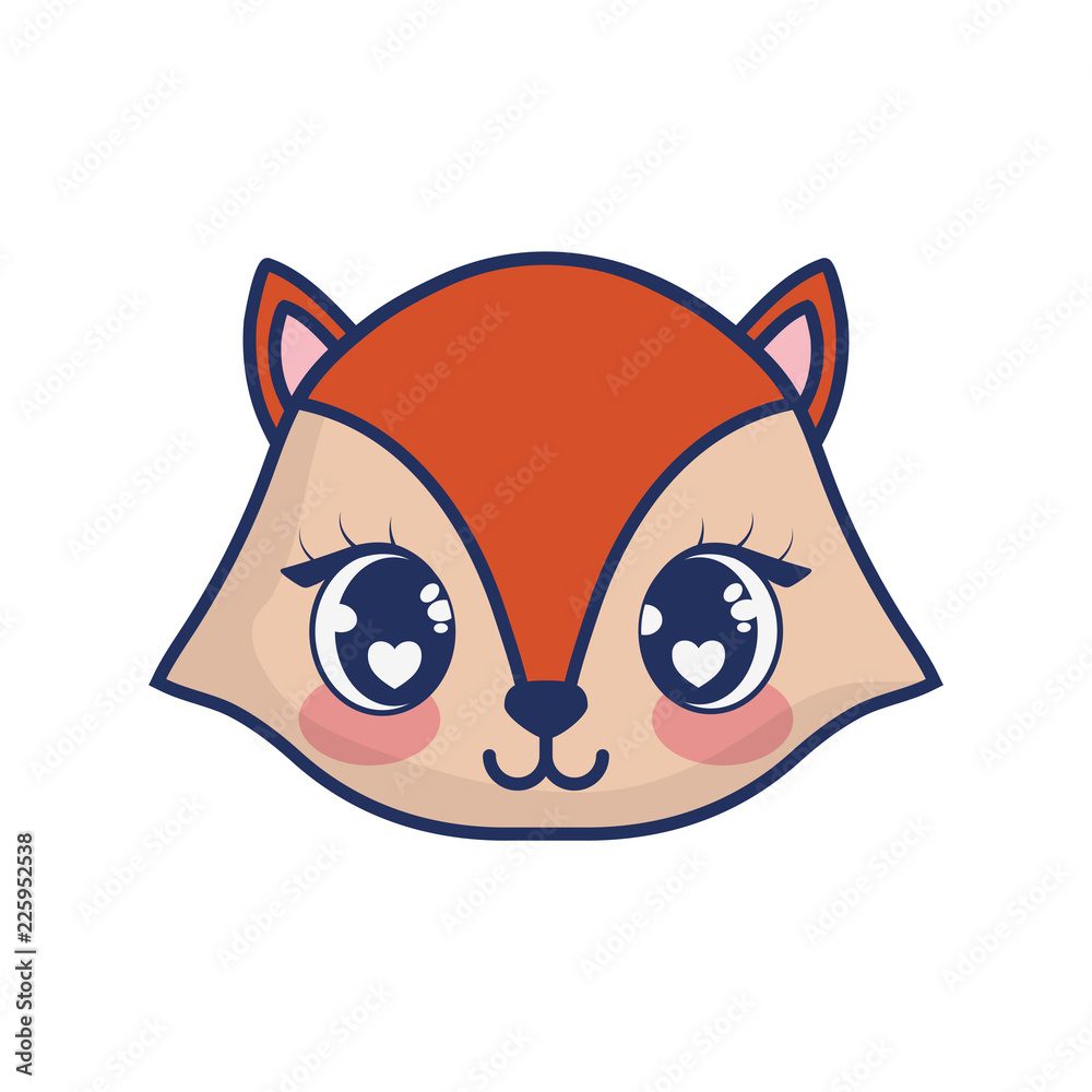 Obraz premium cute chipmunk adorable character