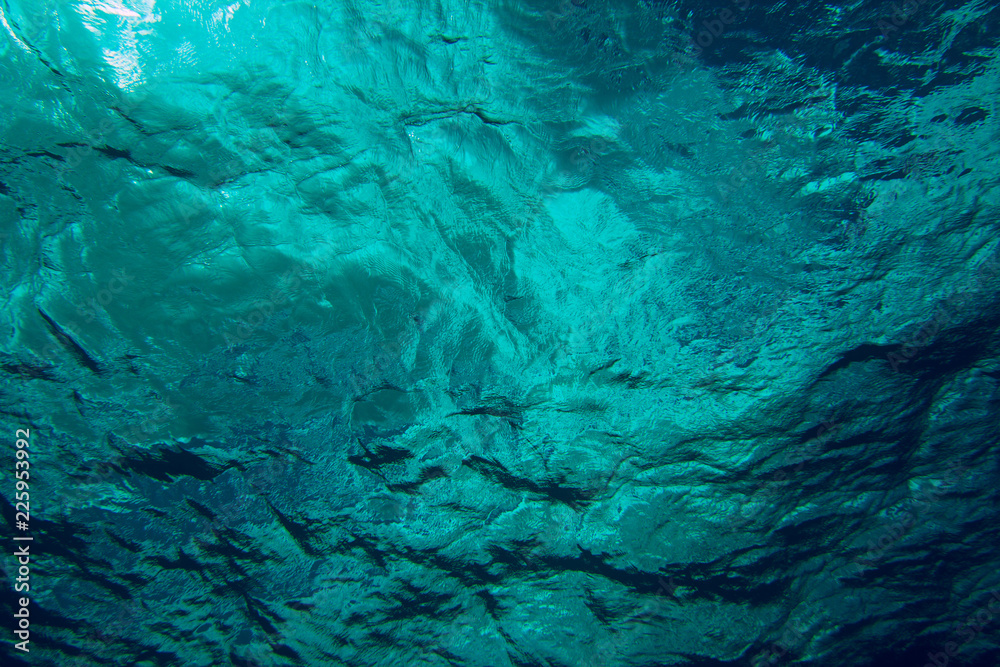 Bubbly water surface Bubbly water surface
