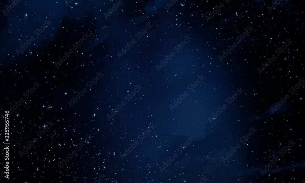 Fototapeta premium Deep space. Background texture. Realistic cosmos illustration.