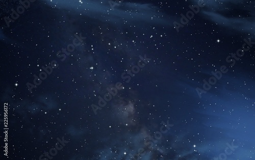 Deep space. Background texture. Realistic cosmos illustration.
