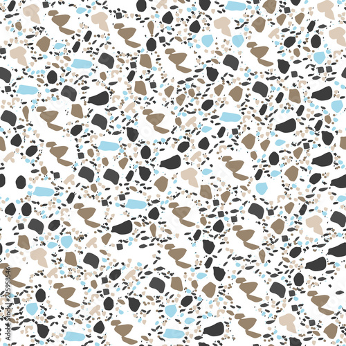 Terrazzo pattern. Vector il...