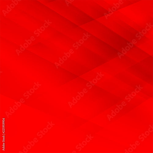Red geometric abstract background. Vector illustration with copy space, Modern design