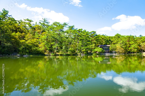 再度公園の風景、兵庫県神戸市北区六甲山にて