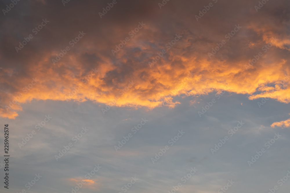 Cloud - sky sunrise or sunset  backgrounds beauty in Nature.