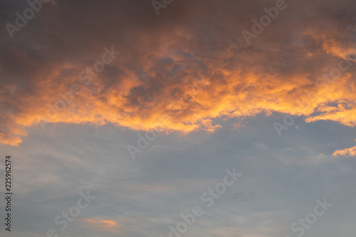 Cloud - sky sunrise or sunset backgrounds beauty in Nature.