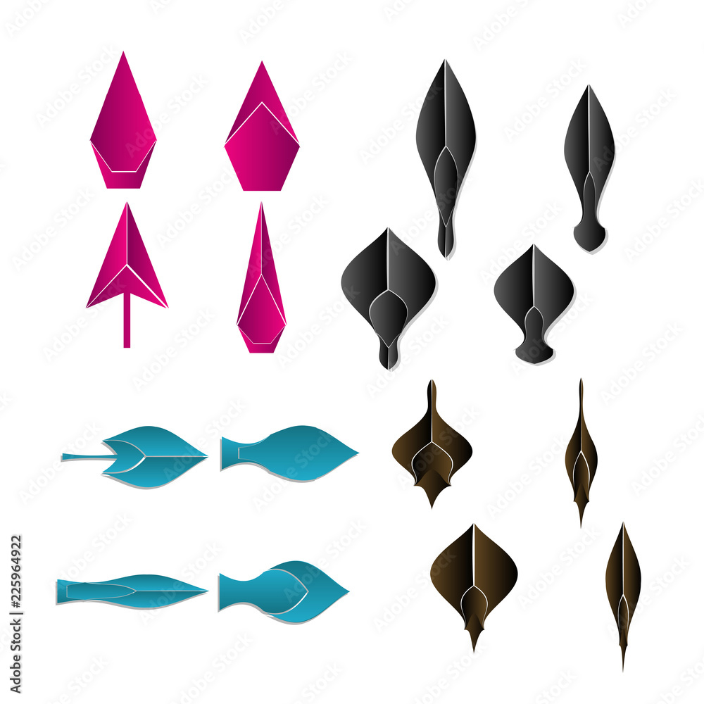 arrow icon illustration vector set arrow icon illustration vector set