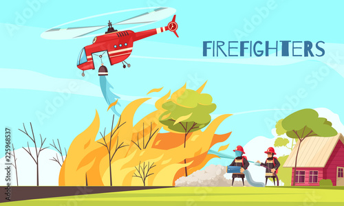 Fighting Wild Fire Background