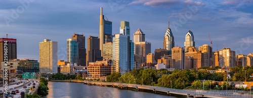 Obraz na plátně Philadelphia Skyline
