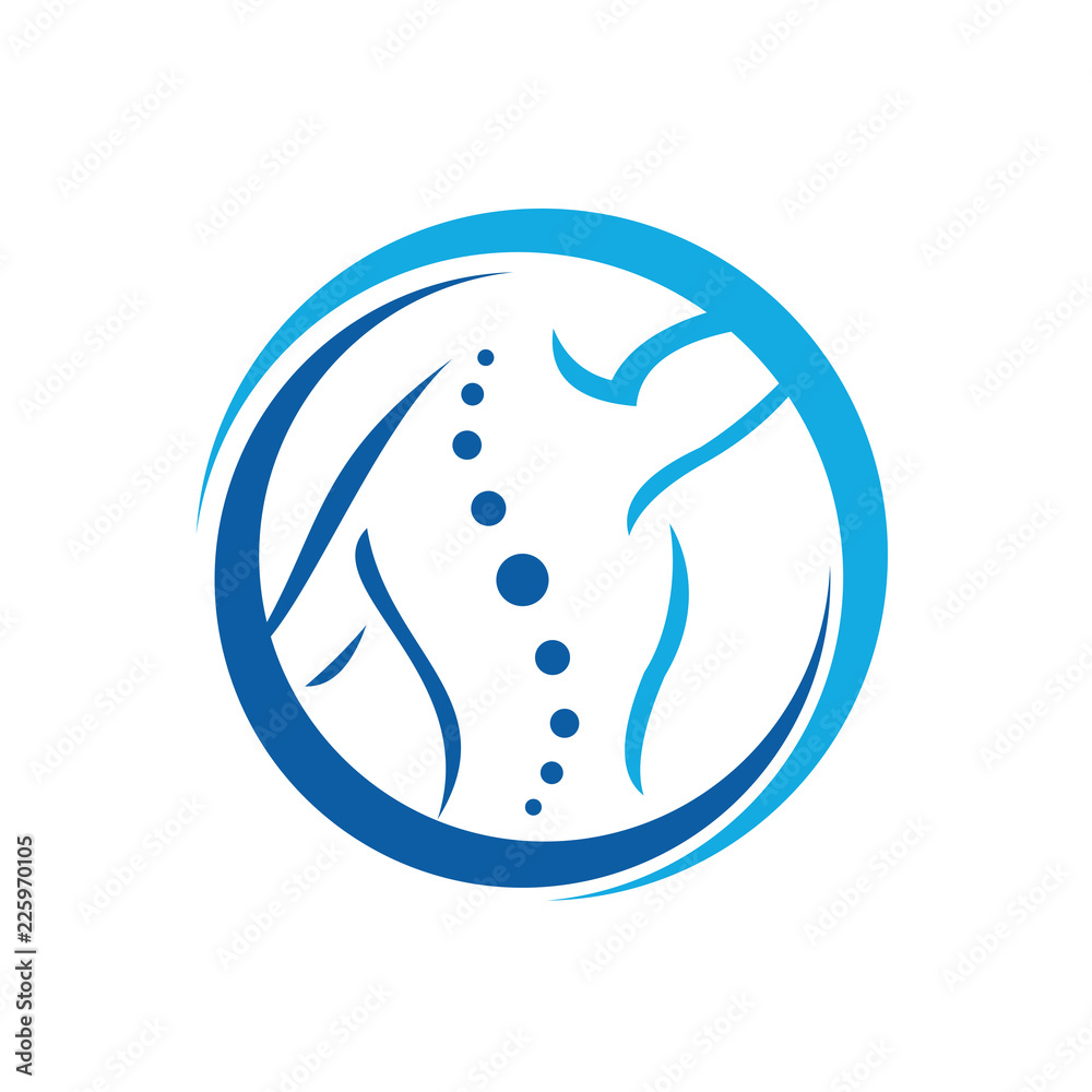 Medical Chiropractic and spine logo Inspiration vector Medical Chiropractic and spine logo Inspiration vector