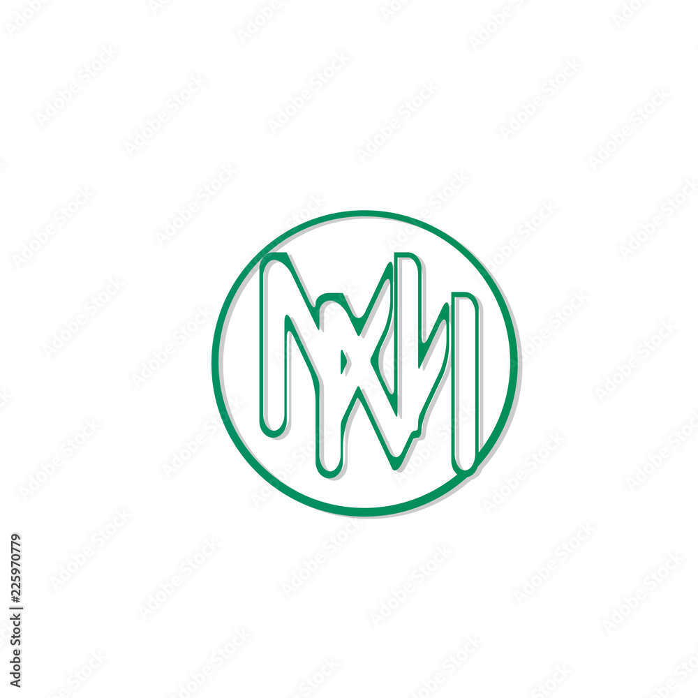 simple and brilliant letter M icon logo design vector simple and brilliant letter M icon logo design vector