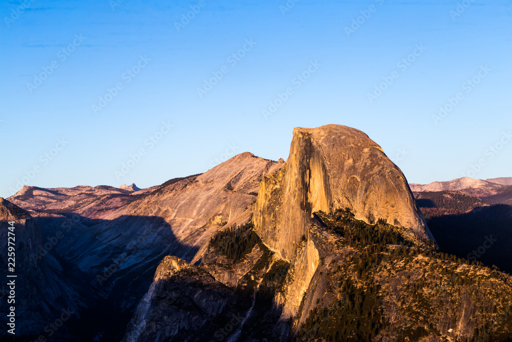 Sunset view from Glacier Point, Yosemite National Park, USA