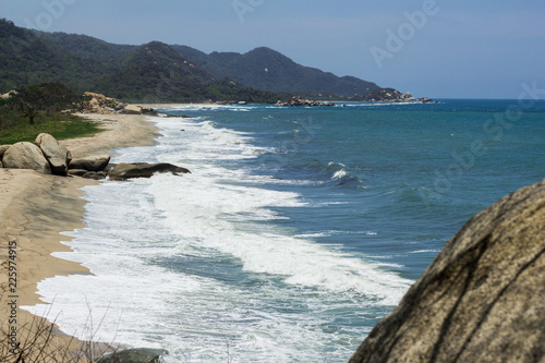 waves in tayrona